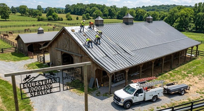 Barn Roof Construction in Fredericksburg, VA